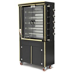 Empero EMP.PLS.5EG-LPG Piliç Kızartma Makinesi -Gazlı, Dolaplı,statik Boyalı-lpg