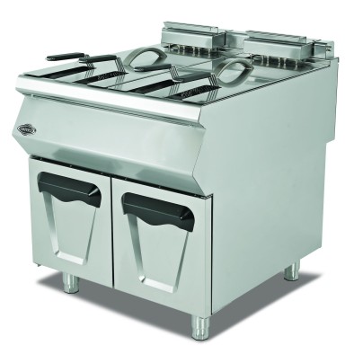 Empero EMP.PLS.7FG020 Gazlı Fritöz Dolaplı 16+16 Litre 80x73x85 cm - LPGli