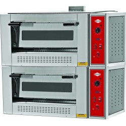 Empero EMP.9+9G Gazlı Pizza Fırını İki Katlı 30 cm 9+9 Pizza Kapasiteli - LPGli Empero EMP.9+9G Gazlı Pizza Fırını İki Katlı 30 cm 9+9 Pizza Kapasiteli - LPGli