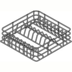 Electrolux Professional 25CP816 Basket-çapı 190/240mm 16/8 Tabak ,867052