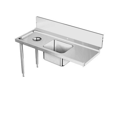 Electrolux Professional BHRPTBH16L Ön Yıkama Tezgahı+evye (500x400mm)+boşaltma Deliği Soldan>sağa 1600-konveyörlü Tip ,865426