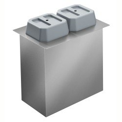 Electrolux Professional D24H240A2 Ankastre Isıtmalı Tabak Isıtıcı, 2 Silindirli,tabak Çapı 180-240mm ,341165