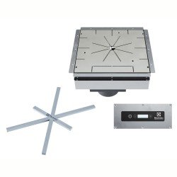 Electrolux Professional E3HDEIOS Plug-ın Invısıble Inductıon Holdıng Plate, Squared, Spacer Included, Mono Zone, 650w ,602400