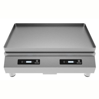 Electrolux Professional E4IREEO Plug-ın Inductıon Grıddle, Crosswıse, Staınless Steel Smooth Plate, 6000w ,602407