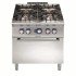 Electrolux Professional E9GCGH4CG0 4 Açık Ateşli Gazlı Kuzine + Fırın-800mm ,391005