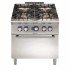 Electrolux Professional E9GCGH4CGM 4 Ocaklı (10kw) Gazlı Kuzine+fırın-800mm ,391006