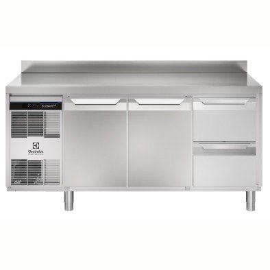 Electrolux Professional EH3H3AAB Endüstriyel S.tezgah,440l,2 Kapı+2 Çekmece,sırtlı-hd ,710034