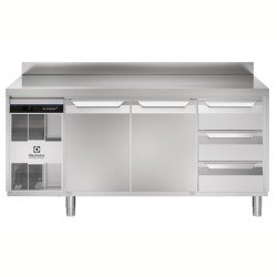 Electrolux Professional EH3H3AAC Endüstriyel S.tezgah,440l,2kapı+3x1/3çekmece,sırt-hd ,710038