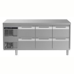 Electrolux Professional EK3KBBBB Tezgah Tipi Derin Dondurucu, 6x½ Çekmeceli, -22°c/-15°c, Aısı 304 (r290) ,710365