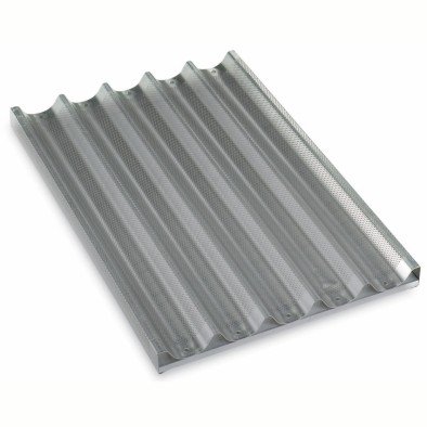 Electrolux Professional PEALSIBATR Unlu Mamul Tepsisi, 5 Bagetlik, Silikon Kaplama Perfore Aluminyum (400x600x38mm ) ,922189