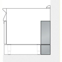 Electrolux Professional WALLCOV Servis Kanalı İçin 2 Ad.panel,tek Sıra ,206181