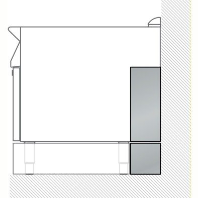 Electrolux Professional WALLCOV Servis Kanalı İçin 2 Ad.panel,tek Sıra ,206181