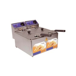 Erginoks Çiftli Fritöz - 3+3 Litre - Elektrikli Erginoks Çiftli Fritöz - 3+3 Litre - Elektrikli