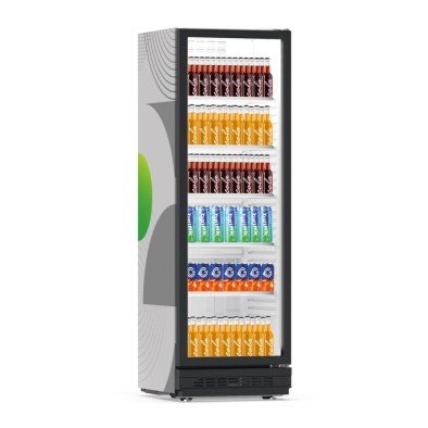 Green Cooler 375 EWOC Wine (Ahşap Raf) Dikey Tip Şişe Soğutucu, Tek Kapılı