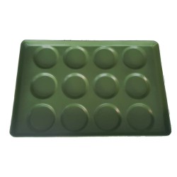 Erginoks Hamburger Ekmek Tavası - 40x60 cm - yapışmaz kaplamalı - kalıp 2 (80 g) - 12 göz Erginoks Hamburger Ekmek Tavası - 40x60 cm - yapışmaz kaplamalı - kalıp 2 (80 g) - 12 göz