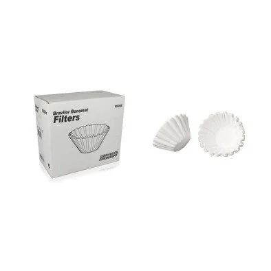 Filtri 4.5x6 Cm 50 Filtri Caffè A Cestello 4.5x6cm - Per Macchine Bonamat, Bartscher, Animo | Carta Non Sbiancata Filtri Bartscher - 6