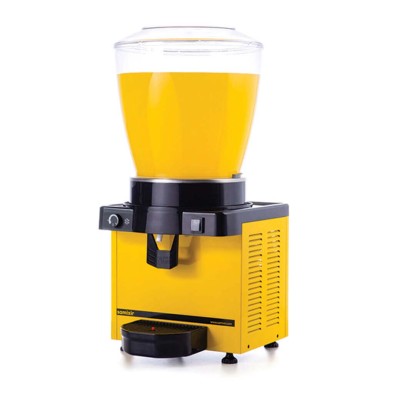 Samixir M22.AY Ayranlık-22 litre soğuk içecek dispenseri-karıştırıcılı-manuel-sarı