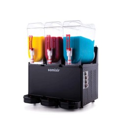 Samixir SLUSH36.B Slush Triple, Granita, Meyve Suyu Dispenseri, 12+12+12L, Siyah Samixir SLUSH36.B Slush Triple, Granita, Meyve Suyu Dispenseri, 12+12+12L, Siyah