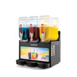 Samixir SLUSH36.BA Slush Triple Allure, Granita, Meyve Suyu Dispenseri, 12+12+12 L, Siyah