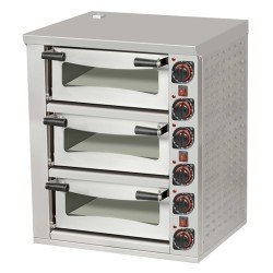 Omake FPZ01.E31 U50 Elektrikli 3 Katlı Pizza Fırını 40x40