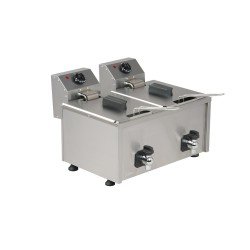 Omake FRT12.E21 Fritöz 10+10 Lt. Tahliyeli