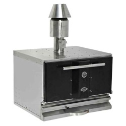 Empero EMP.PKF-40-S Profesyonel Kömürlü Fırın Siyah