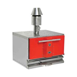 Empero EMP.PKF-50-K Profesyonel Kömürlü Fırın Kırmızı