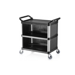 Empero EMP.PSV.03-K Plastik Servis Arabası - 3 Katlı - Etrafı Kapalı Empero EMP.PSV.03-K Plastik Servis Arabası - 3 Katlı - Etrafı Kapalı