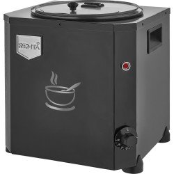 Remta CB18 Jumbo Model Siyah Çorba Isıtma Makinesi