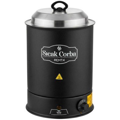 Remta CB21 Siyah Model Midi Çorba Isıtıcı 9 Lt
