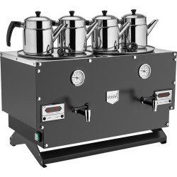 Remta EP04L Çift Cidar 4 Demlikli Elektrikli Çay Ocağı