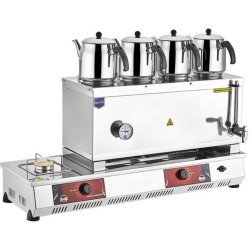 Remta N1485 Model Dört Demlikli Gazlı Ce Çay Ocağı