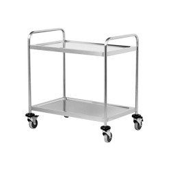 Krom Servis Arabası - 2 Katlı - 50x97x95 cm Krom Servis Arabası - 2 Katlı - 50x97x95 cm