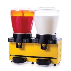 Samixir SM44.AY Twin Soğuk İçecek Dispenseri, 22+22 L, Panaromik, Analog, Fıskiyeli ve Karıştırıcılı, Sarı Samixir SM44.AY Twin Soğuk İçecek Dispenseri, 22+22 L, Panaromik, Analog, Fıskiyeli ve Karıştırıcılı, Sarı