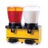 Samixir SM44.AY Twin Soğuk İçecek Dispenseri, 22+22 L, Panaromik, Analog, Fıskiyeli ve Karıştırıcılı, Sarı