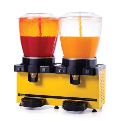 Samixir SS44.AY Twin Soğuk İçecek Dispenseri, 22+22 L, Panaromik, Analog, Fıskiyeli, Sarı Samixir SS44.AY Twin Soğuk İçecek Dispenseri, 22+22 L, Panaromik, Analog, Fıskiyeli, Sarı