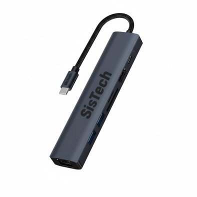 Ally BYL-2303 7 in 1 Dönüştürücü Çoğaltıcı Hub - Type-C To 1000Mbps Ethernet 4K HDMI USB 3.0 PD100W SD-TF Cards Ally BYL-2303 7 in 1 Dönüştürücü Çoğaltıcı Hub - Type-C To 1000Mbps Ethernet 4K HDMI USB 3.0 PD100W SD-TF Cards