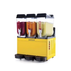 Samixir SLUSH36.Y Slush Triple-3lü ice Slush Makinesi-3x12 Litre-Sarı