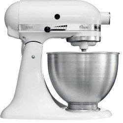 KitchenAid Classic Set Üstü Mikser Parlak Beyaz - 4,3lt - 5K45SSEWH KitchenAid Classic Set Üstü Mikser Parlak Beyaz - 4,3lt - 5K45SSEWH