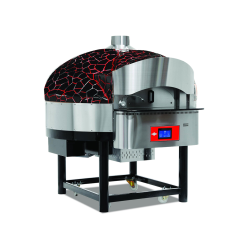 Empero EMP.SPO.02-D-BR-LPG Dijital Pizza Fırını Döner Tabanlı Siyah-kırmızı