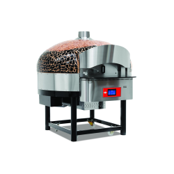 Empero EMP.SPO.02-D-BB-NG Dijital Gazlı Döner Taban Pizza Fırını 9 Pizza Kapasiteli - Kahverengi, Siyah Doğalgazlı