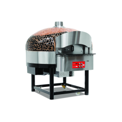 Empero EMP.SPO.02-BB-NG Gazlı Döner Tabanlı Pizza Fırını 9 Pizza Kapasiteli - Kahverengi, Siyah Doğalgazlı