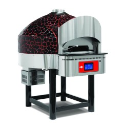 Empero EMP.SPO.03-D-BR-LPG Dijital Sabit Tabanlı Gazlı  Pizza Fırını Siyah-kırmızı Lpg