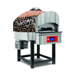 Empero EMP.SPO.03-D-BB Dijital Sabit Tabanlı Gazlı Pizza Fırını Kahverengi-siyah