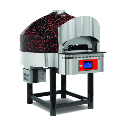 Empero EMP.SPO.04-D-BR-LPG Dijital Pizza Fırını Döner Tabanlı Siyah-kırmızı