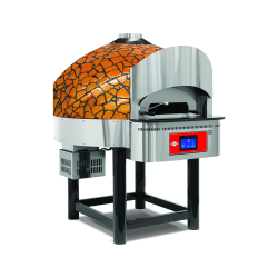 Empero EMP.SPO.04-D-GB-LPG Dijital Pizza Fırını Döner Tabanlı Gazlı Altın-siyah