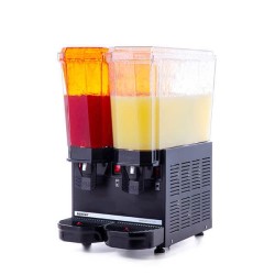 Samixir 40.SSB Klasik Twin Soğuk İçecek Dispenseri, 20+20 L, Fıskiyeli, Siyah