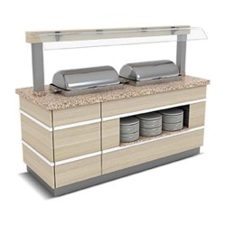 Empero GLT.SSC-N.02 Galata Sıcak Servis Ünitesi Nefeslikli 2x1/1 Gn Chafing Dish1800*900*900/1550 Empero GLT.SSC-N.02 Galata Sıcak Servis Ünitesi Nefeslikli 2x1/1 Gn Chafing Dish1800*900*900/1550