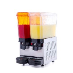 Samixir 40.SSI Klasik Twin Soğuk İçecek Dispenseri, 20+20 L, Fıskiyeli, Inox