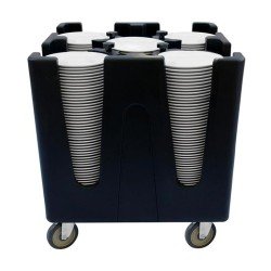 Tribeca TAA-4 Tabak Taşıma Arabası 4 Bölmeli 730x730x815 mm